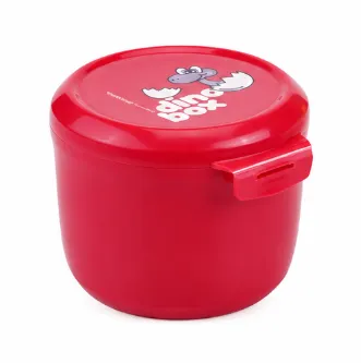 Caja Saludable Para Fruta Dino Tescoma Rojo 500 ml – Infantil y Práctica