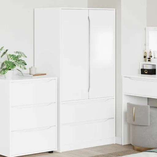 Gabinete de Baño Manual 79,5 x 49 x 156 cm Madera Contrachapada