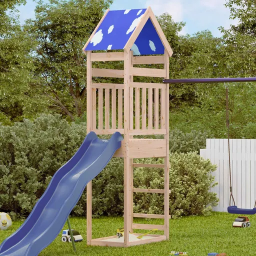 Torre de Juego Marrón 52,5 x 85 x 265 cm Madera de Pino Macizo