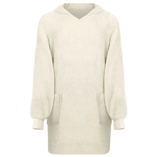 Sudadera Manta KINN Crema L Algodón