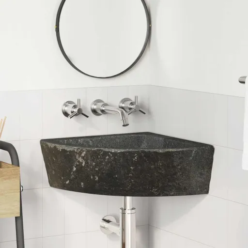 Lavabo Gris (30-37) x (30-37) x 12 cm Piedra Del Río