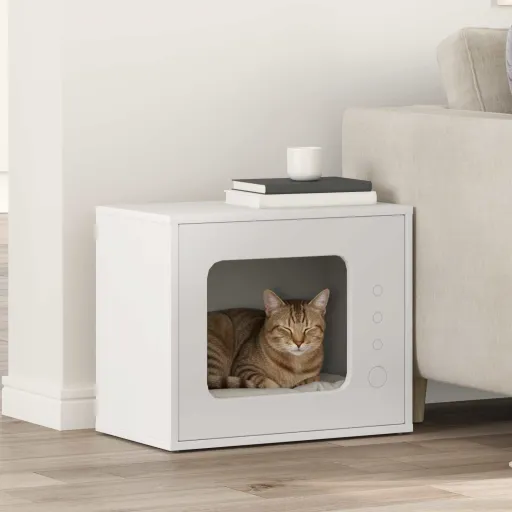 Casa Para Gatos 51 x 30 x 42 cm Madera de Ingeniería