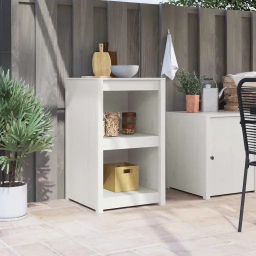Mueble de Cocina 55 x 55 x 92 cm Madera de Pino Macizo