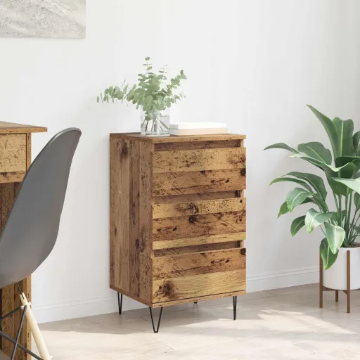 Vitrina Con Cajón Madera Vieja 40 x 35 x 70 cm