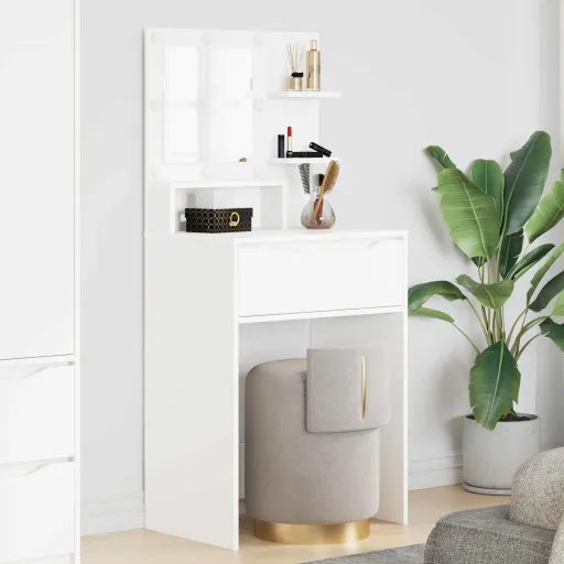 Mesas de Tocador de Dormitorio Con Cajón 80 x 39,6 x 135 cm