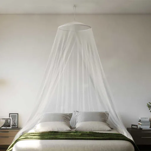 Mosquitera Para Cama 220 Malla Blanco 56x56x220 cm