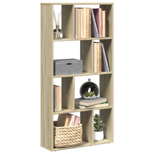 Estantería de Madera de Ingeniería Roble Sonoma 60x20x120,5 cm