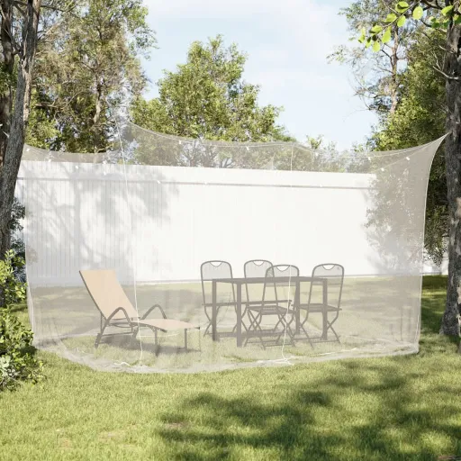 Mosquitera Para Exteriores, Malla 220, Blanca, 300 x 300 x 200 cm