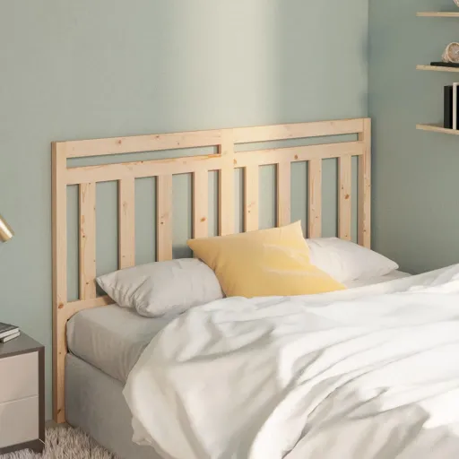 Cabecero de Cama Madera Maciza de Pino 156x4x100 cm