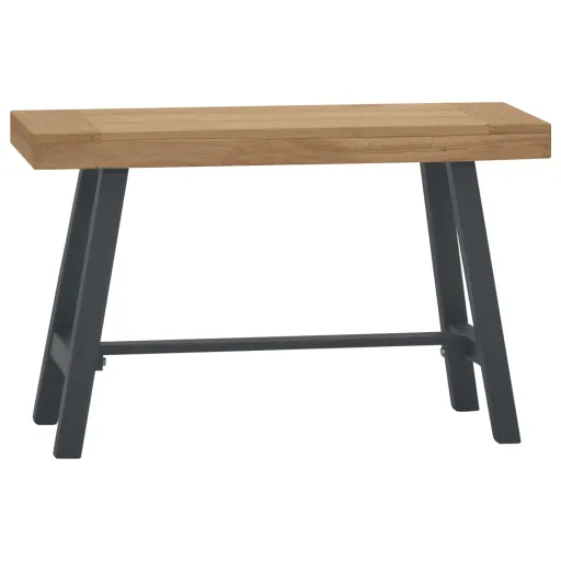 Banco de Madera Maciza de Teca 80 cm