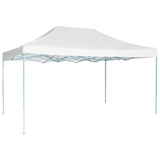 Carpa Plegable Profesional Acero Blanco 280x410x315 cm