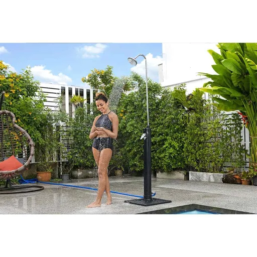 Bestway Ducha de Exterior Solar Flow Negro 8 L