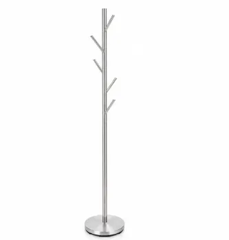 Perchero de Pie en Metal Cromado Ø28,5 x 170 cm
