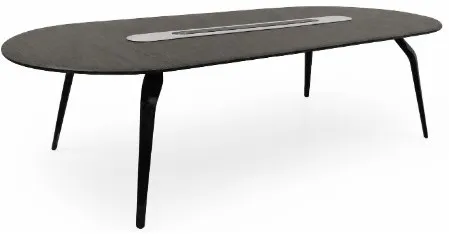 Mesa de Reunión Formiq Riva 2800x1200x750 mm Con Pasacables Central