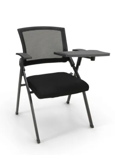 Silla de Formación Con Paleta – Tejido Negro Belga RIVA