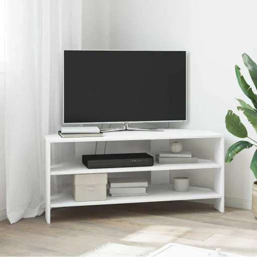 MuebledeTVdeesquina 102x40,5x45cm Madera Contrachapada