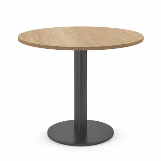 Mesa de Reuniones Redonda Riva 1200×740 mm en Melamina