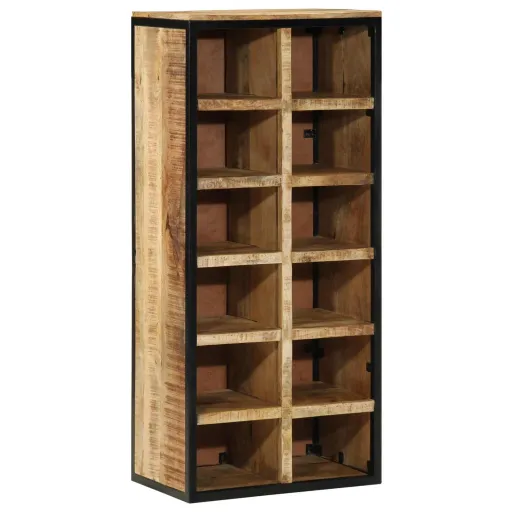 Armario Para Zapatos Con Almacenamiento Marrón 50 x 30 x 110 cm