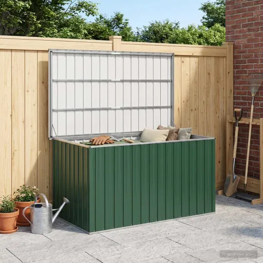 Caja de Almacenaje Para Jardín Verde 171x99x93 cm