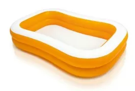Piscina Hinchable Intex Naranja 229 × 152 × 48 cm 600 L de PVC Resistente
