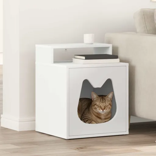 Casa Para Gatos 42,5 x 40 x 53,5 cm Madera de Ingeniería
