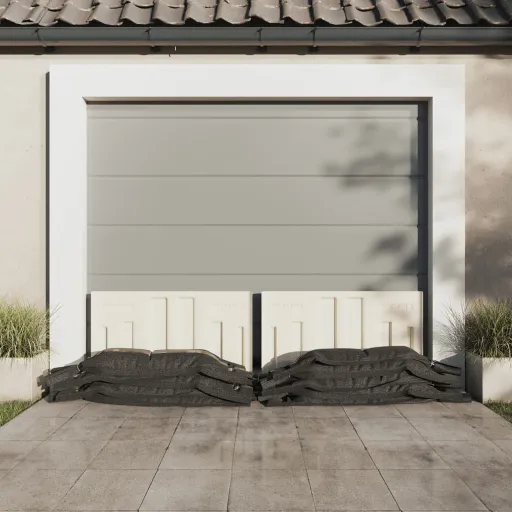 Sacos de Arena 100 Unidades HDPE Verde Oscuro 103x25 cm