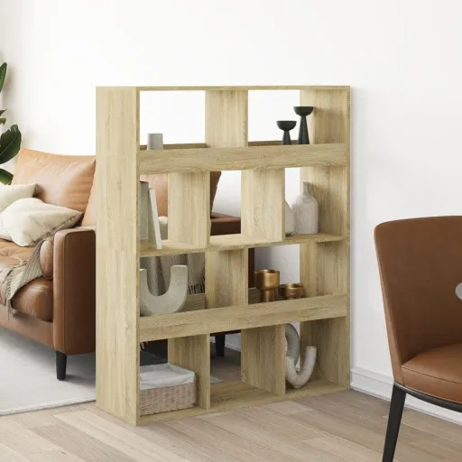 Separador de Ambientes Madera Roble Sonoma 100x33x125,5 cm