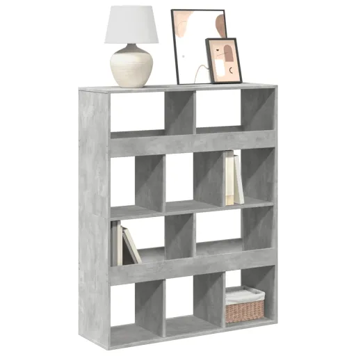 Estantería Madera de Ingeniería Gris Hormigón 100x33x125,5 cm