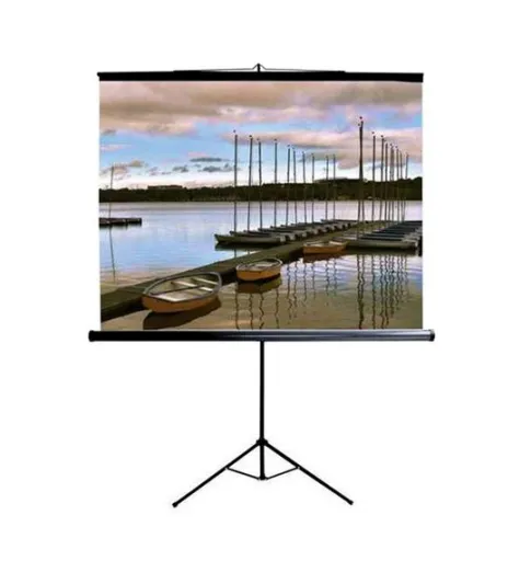 Pantalla de Proyección 200x200cm Con Soporte de Trípode