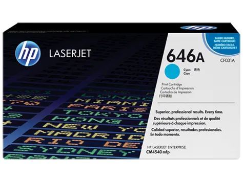 Tóner HP Azul CF031A – (646A)