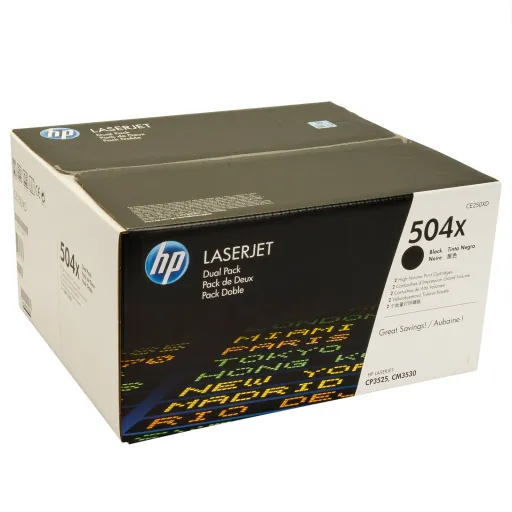 Tóner HP Negro CE250XD – (504A)