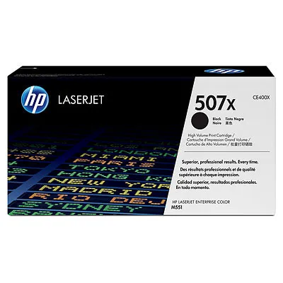 El Tóner HP Negro CE400X (507A)
