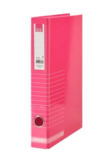 Carpeta de Archivo Ancor Lomo Estrecho Moda Rosa Rayas