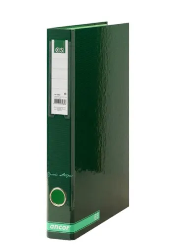 La Carpeta de Archivo Ancor Lomo Estrecho Verde Lisa Referencia 4105