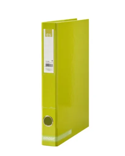 Carpeta de Archivo Ancor Lomo Estrecho Verde Flúor Lisa 4108