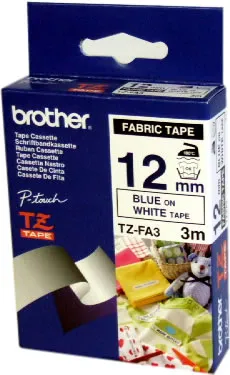 Cintas Adhesivas Brother Especiales Textil Azul TZFA3