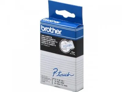 Cintas Brother Laminadas Blanco/Azul 9 mm x 7,7 m