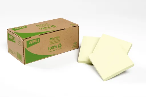 Notas Adhesivas en Blíster 75 x 75 mm Pack de 12 Blocs – APLI