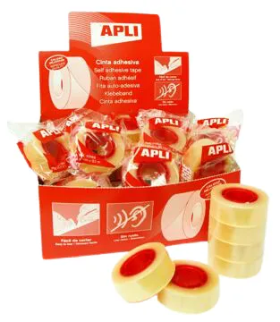 Cinta Adhesiva Transparente Apli 19mm x 33m 