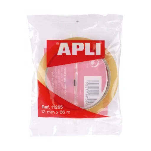 Cinta Adhesiva Transparente Apli 12mm x 66m