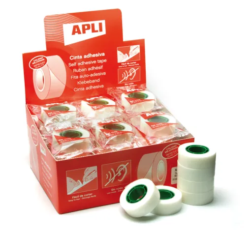 Cinta Adhesiva Invisible 19mm x 33m – Apli
