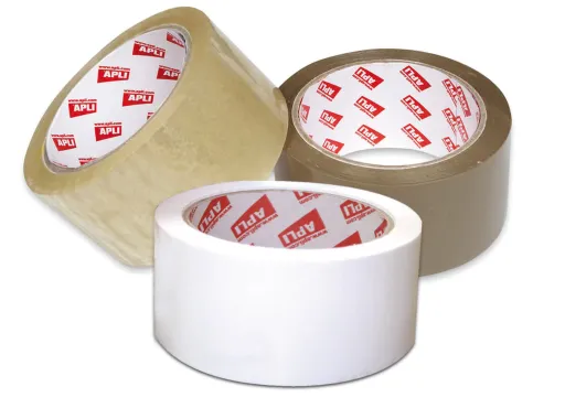 Precinto de Embalaje Marrón 48mm x 66m Polipropileno Sin Ruido - Cinta Adhesiva 