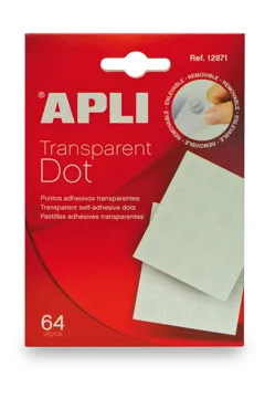 Pegamento Adhesivo en Gotas Tipo Bostick – APLI DOT (64 Unidades)