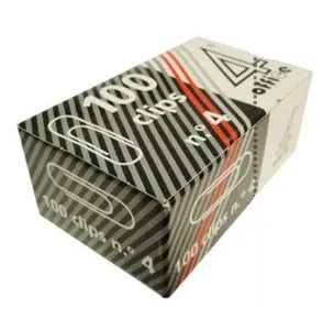 Clips Nº 4 4Office de Metal – Caja de 100 Unidades