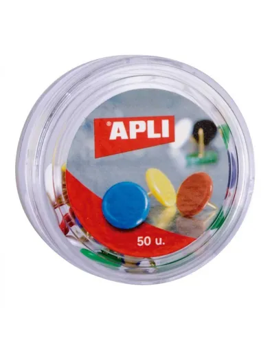 Chinchetas de Colores Surtidos – Caja Con 50 Unidades