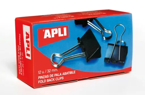 Pinzas Para Papel 19mm 12 Unidades Apli