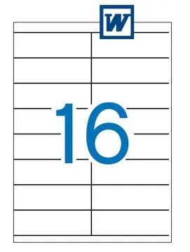 Etiquetas Autoadhesivas 105x35mm Multi3 - Pack 100 Hojas