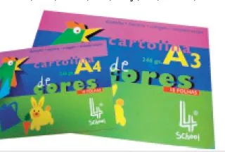 Bloc de Cartulinas A3 School - 4 SCHOOL