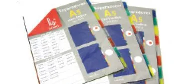 Separador de Plástico A4 Con 6 Pestañas – 4School