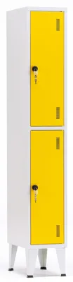 Taquillas Metálicas de Color Simples Con 2 Puertas – 1900x300x500 mm
